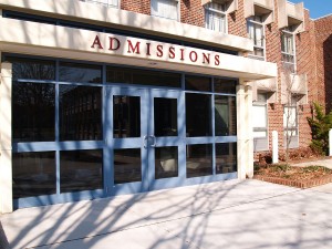 Admissions Building On A College Or University Campus